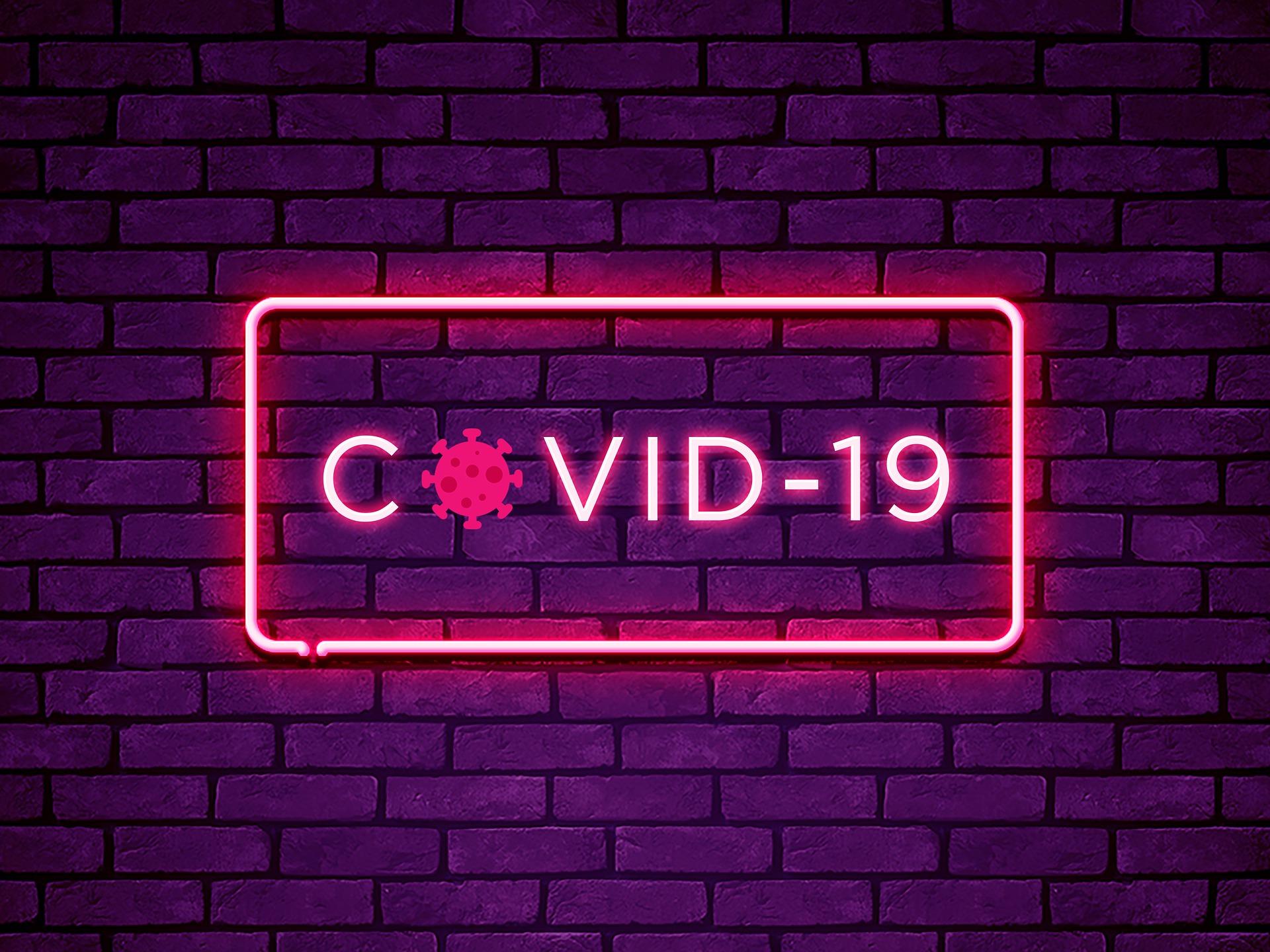 Covid 19 illuminated image